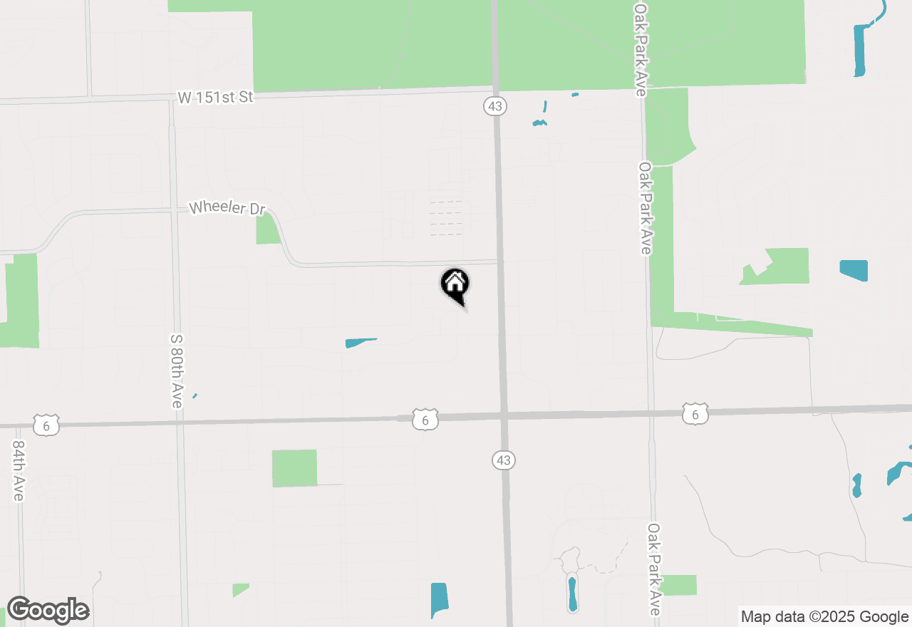 Map of 15651 Garden View Court #3D, Orland Park, IL 60462