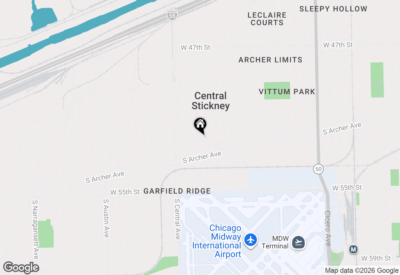 Map of 5200 S Lotus Avenue, Chicago, IL 60638