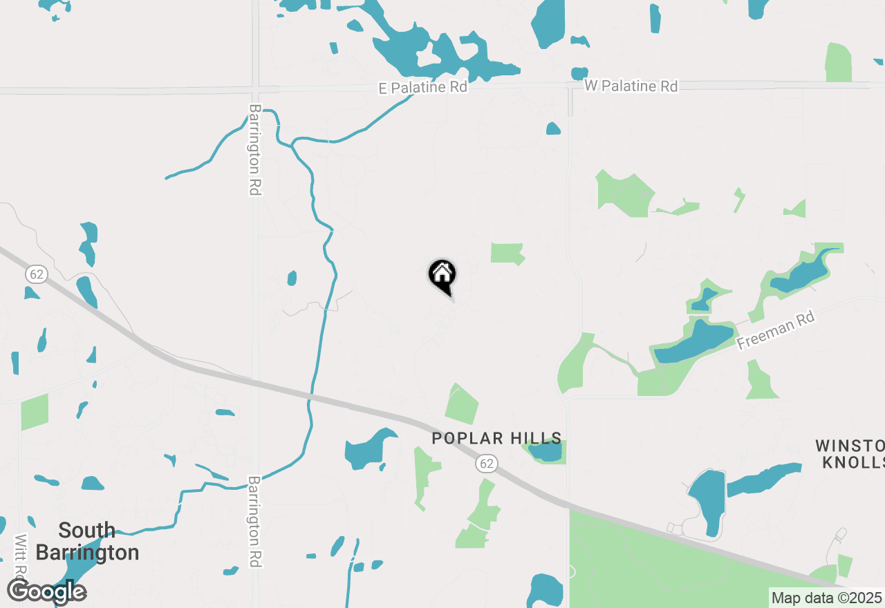 Map of 16 Forest Lane, South Barrington, IL 60010