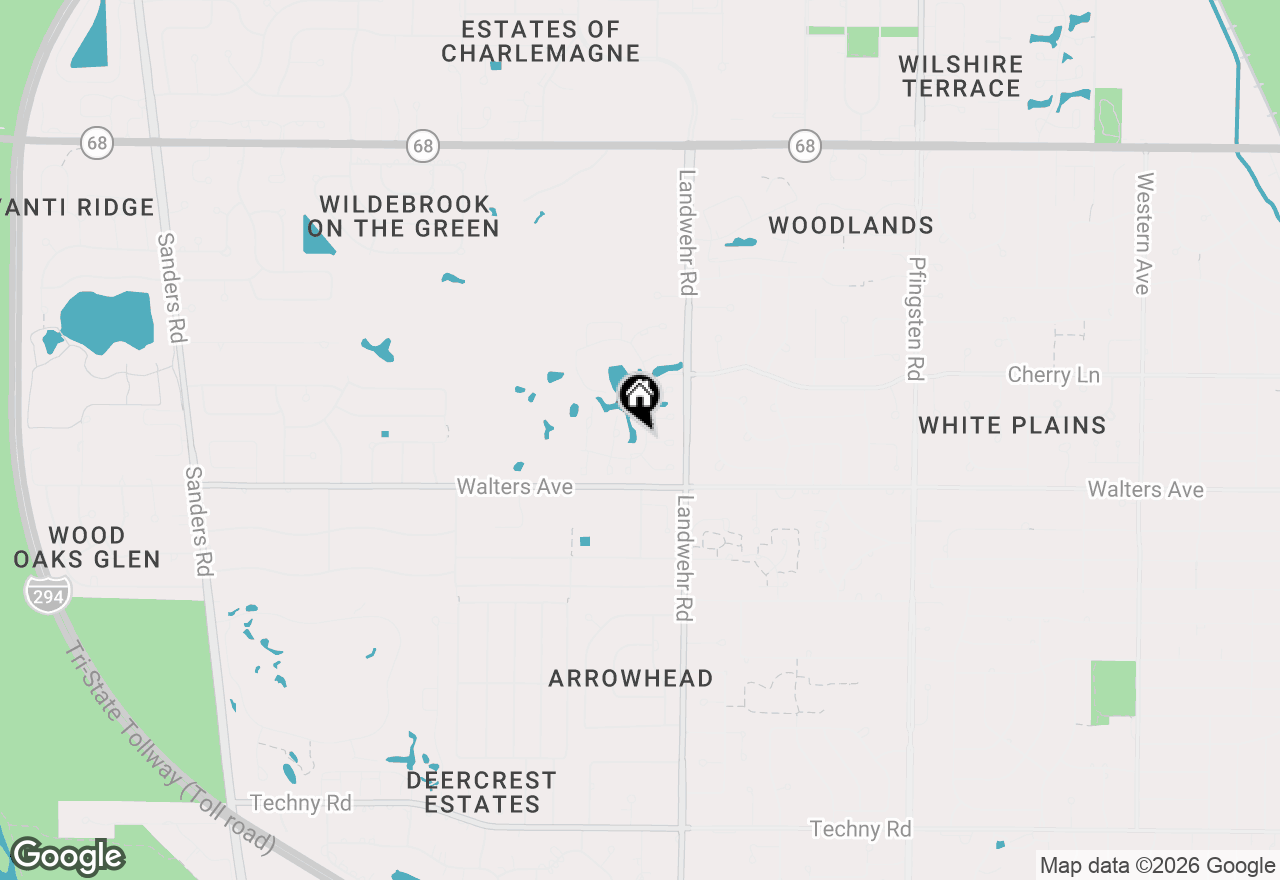 Map of 1 The Court Of Harborside #204, Northbrook, IL 60062