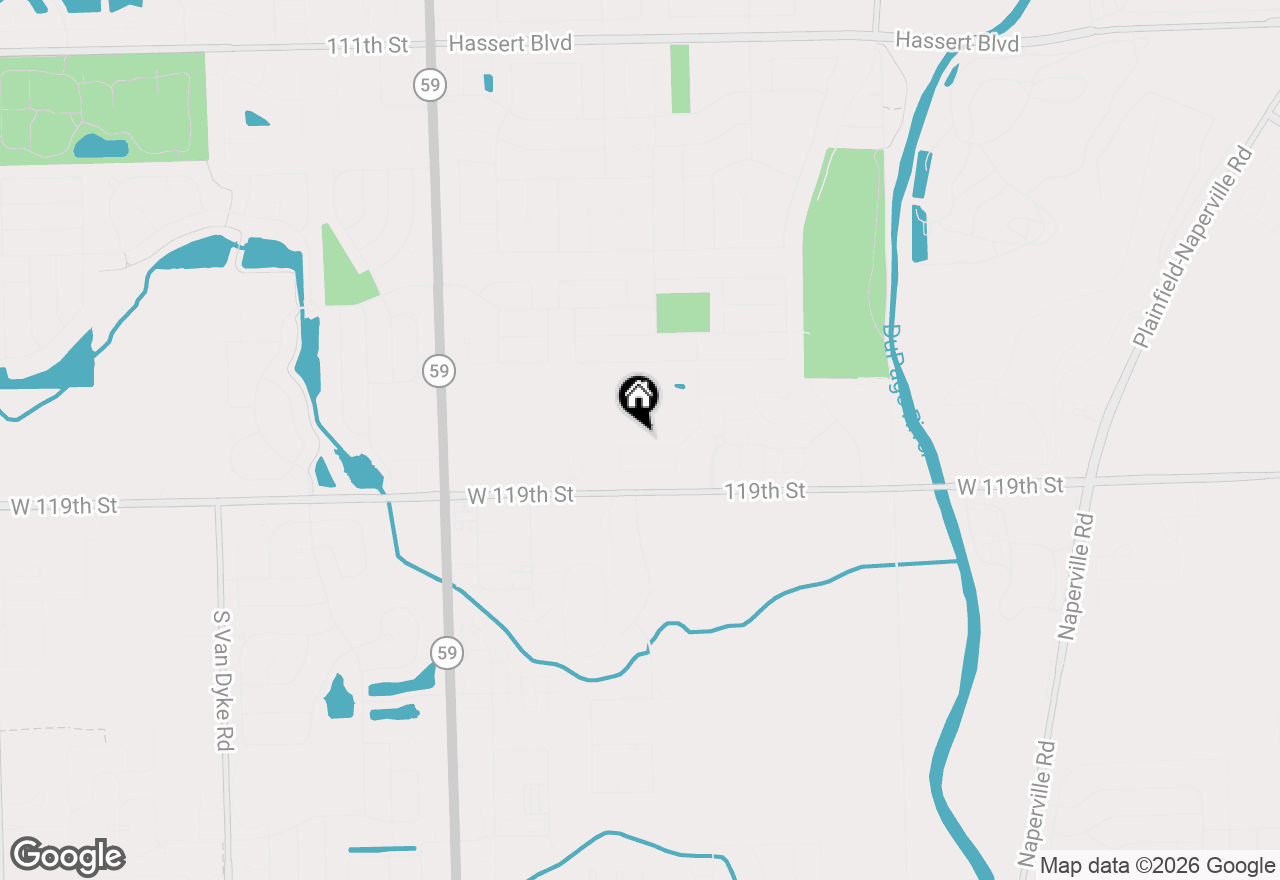 Map of 2539 Tailshot Road, Naperville, IL 60564