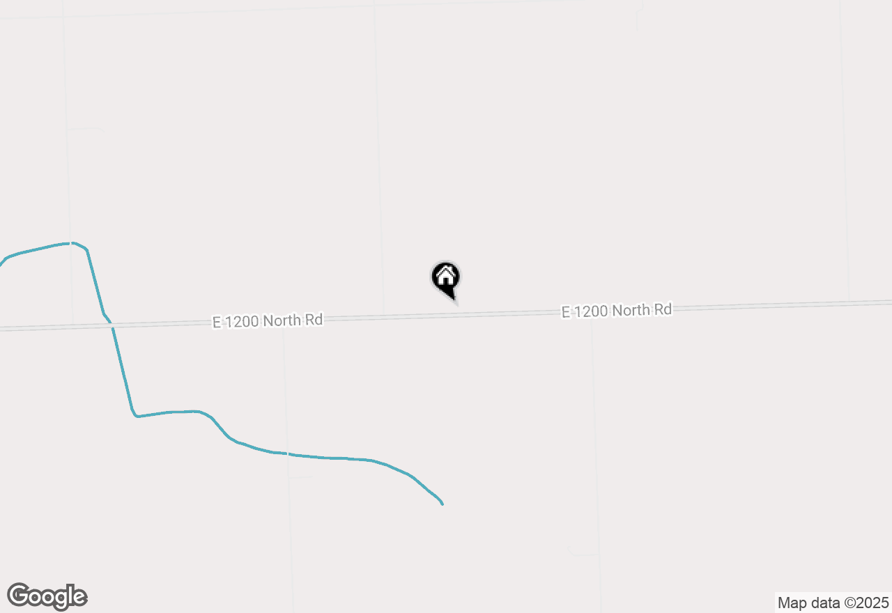 Map of 1624 E 1200 North Road, Milford, IL 60953