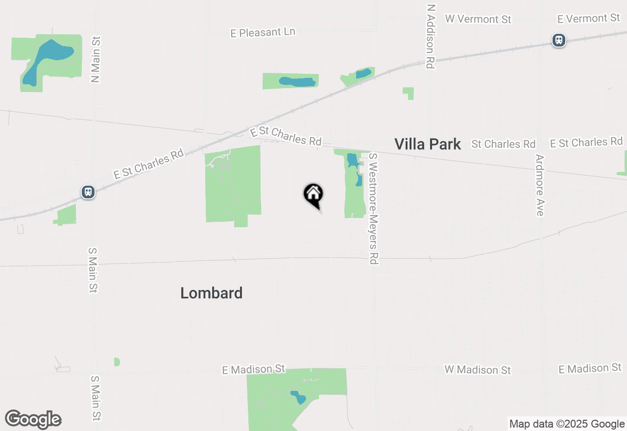 Map of 125 S Chase Avenue, Lombard, IL 60148