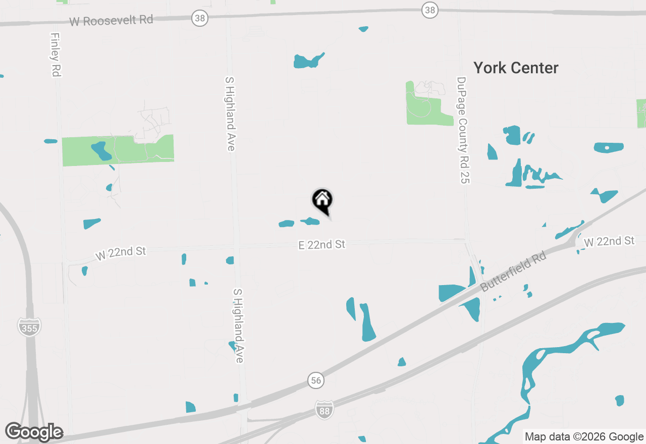 Map of 2000 Saint Regis Drive #6J, Lombard, IL 60148