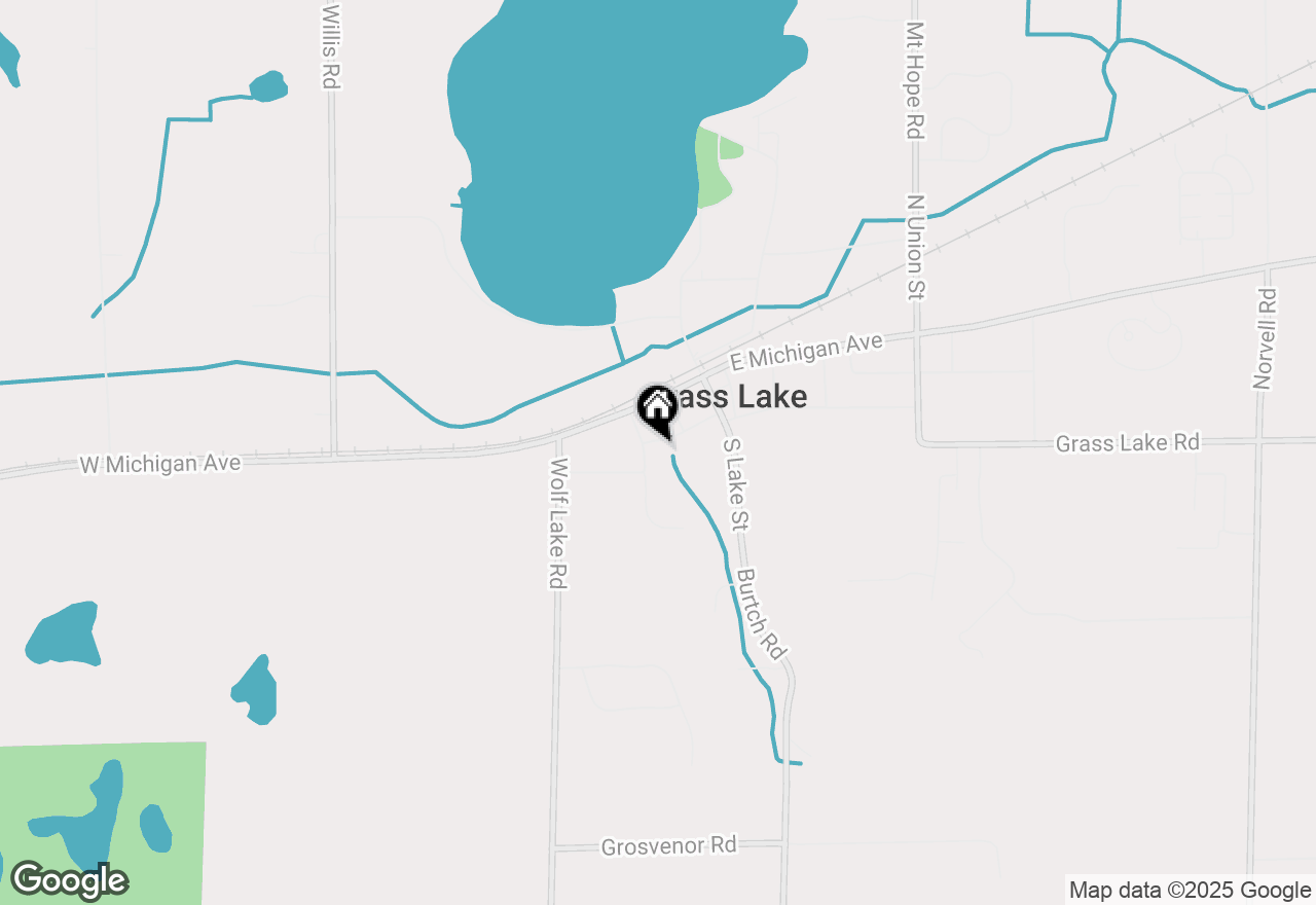 Map of 213 Clark Street, Grass Lake, MI 49240