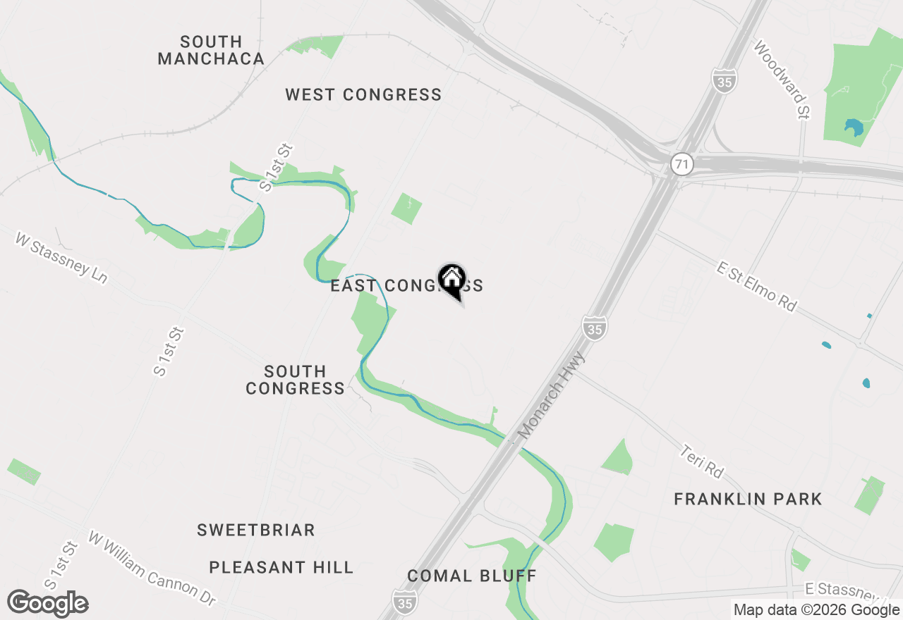 Map of 506 Tamworth Ave, Austin, TX 78745
