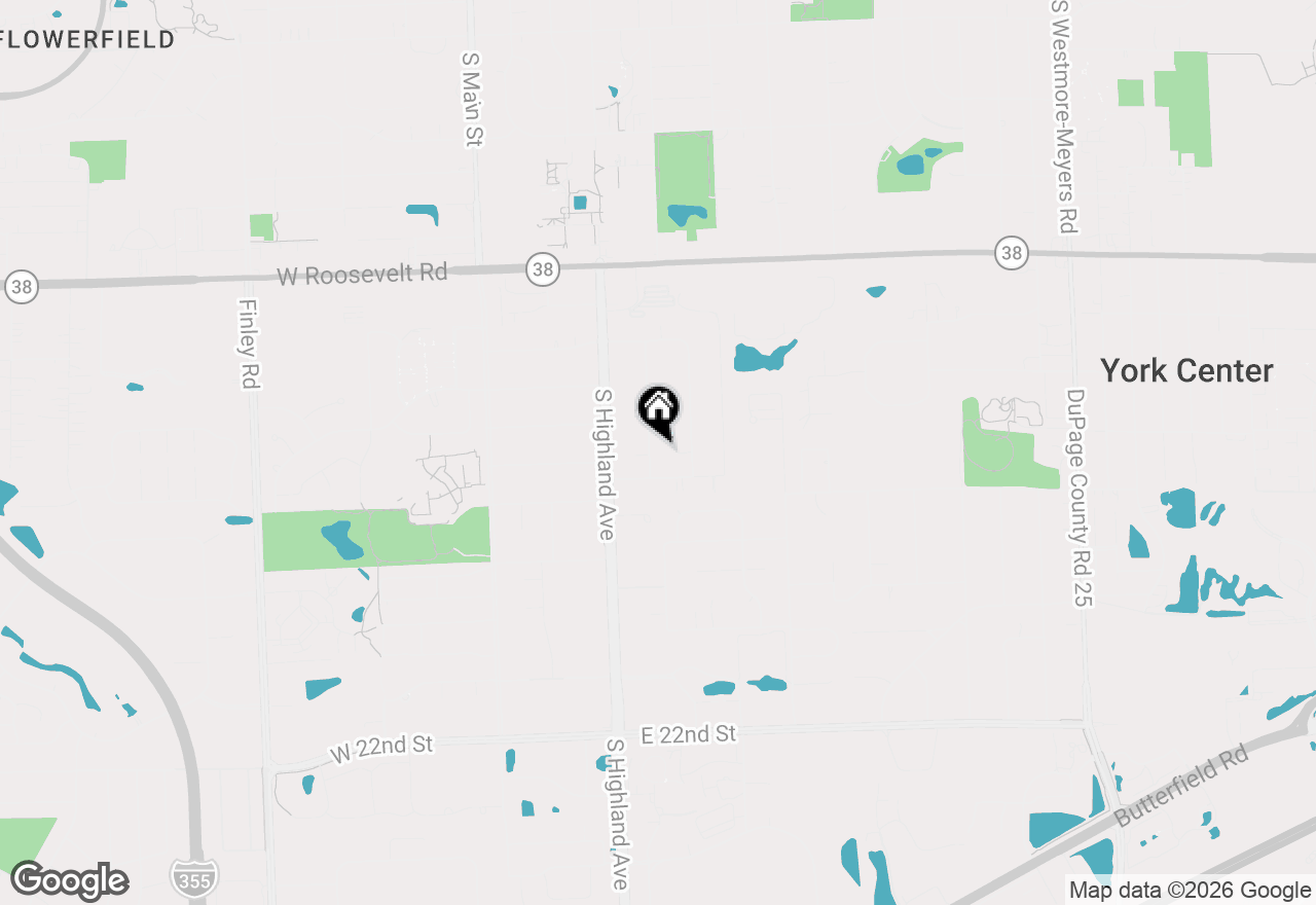 Map of 1505 S Stewart Avenue, Lombard, IL 60148