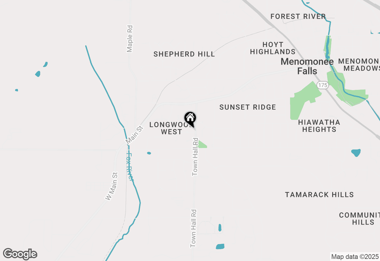 Map of W180N8502 Pineview Ct, Menomonee Falls, WI 53051