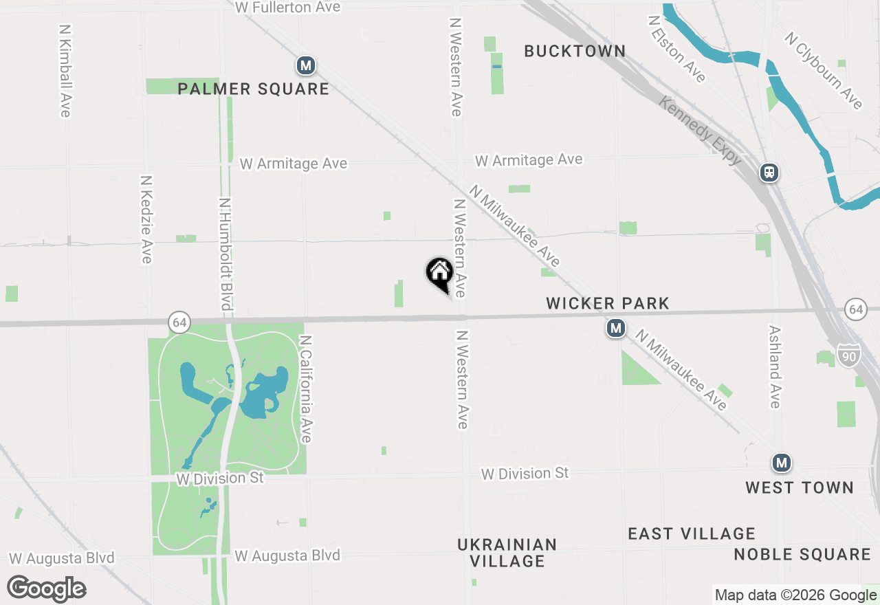 Map of 1620 N Artesian Avenue, Chicago, IL 60647