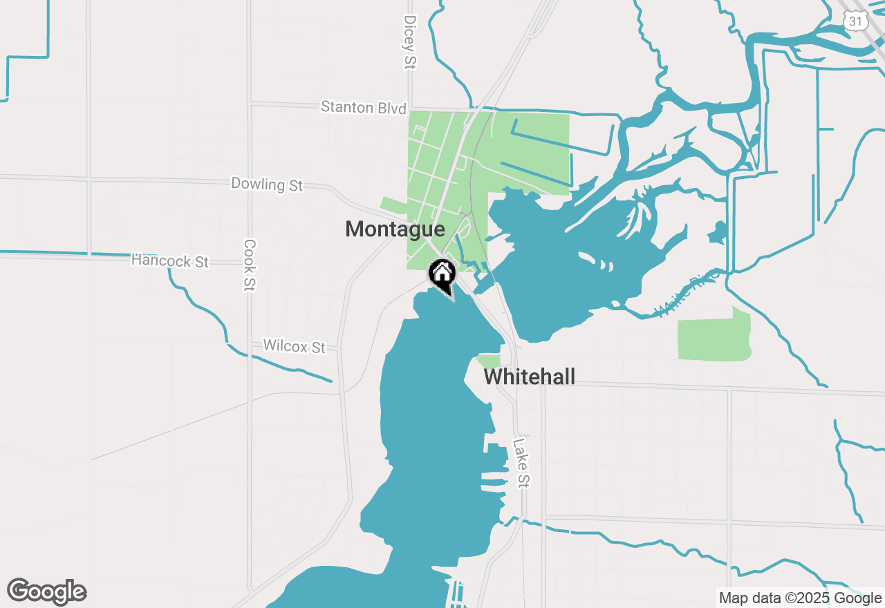 Map of 8572 Ellenwood Drive #DOCK A SLIP 139, Montague, MI 49437