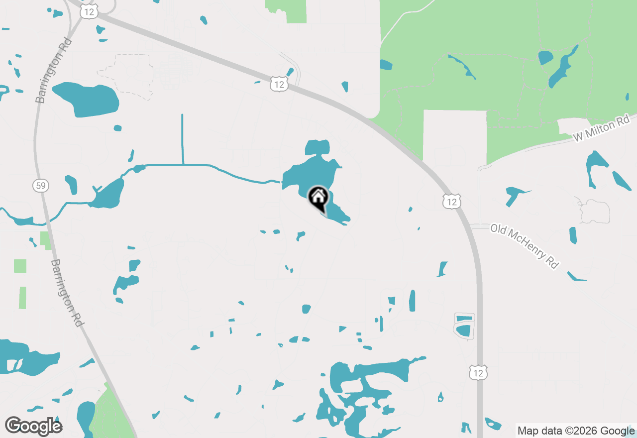 Map of 71 Lake Shore Drive, Barrington, IL 60010