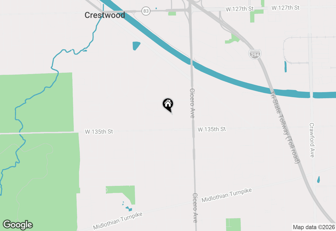 Map of 4943 E Circle Drive #305, Crestwood, IL 60418