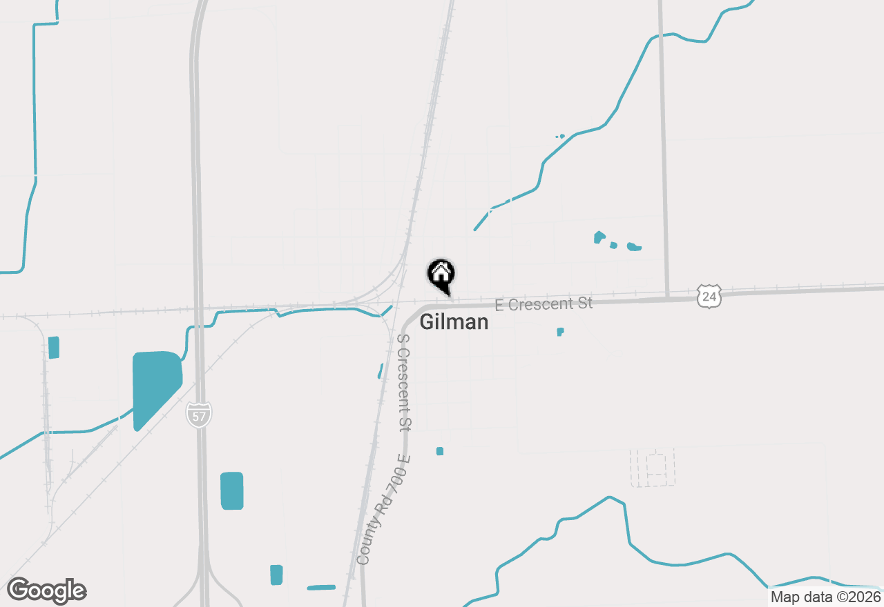 Map of 126 S Main Street, Gilman, IL 60938
