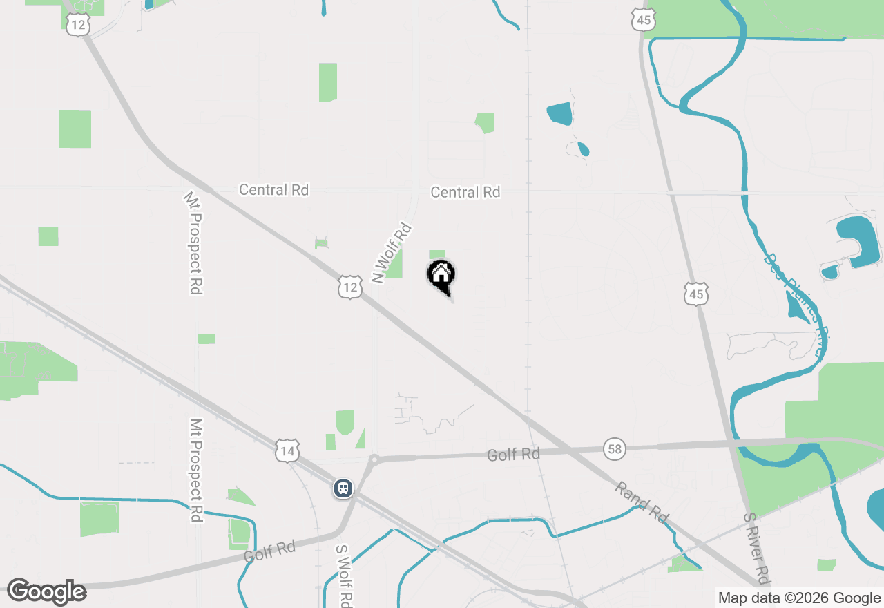 Map of 458 N 5th Avenue, Des Plaines, IL 60016