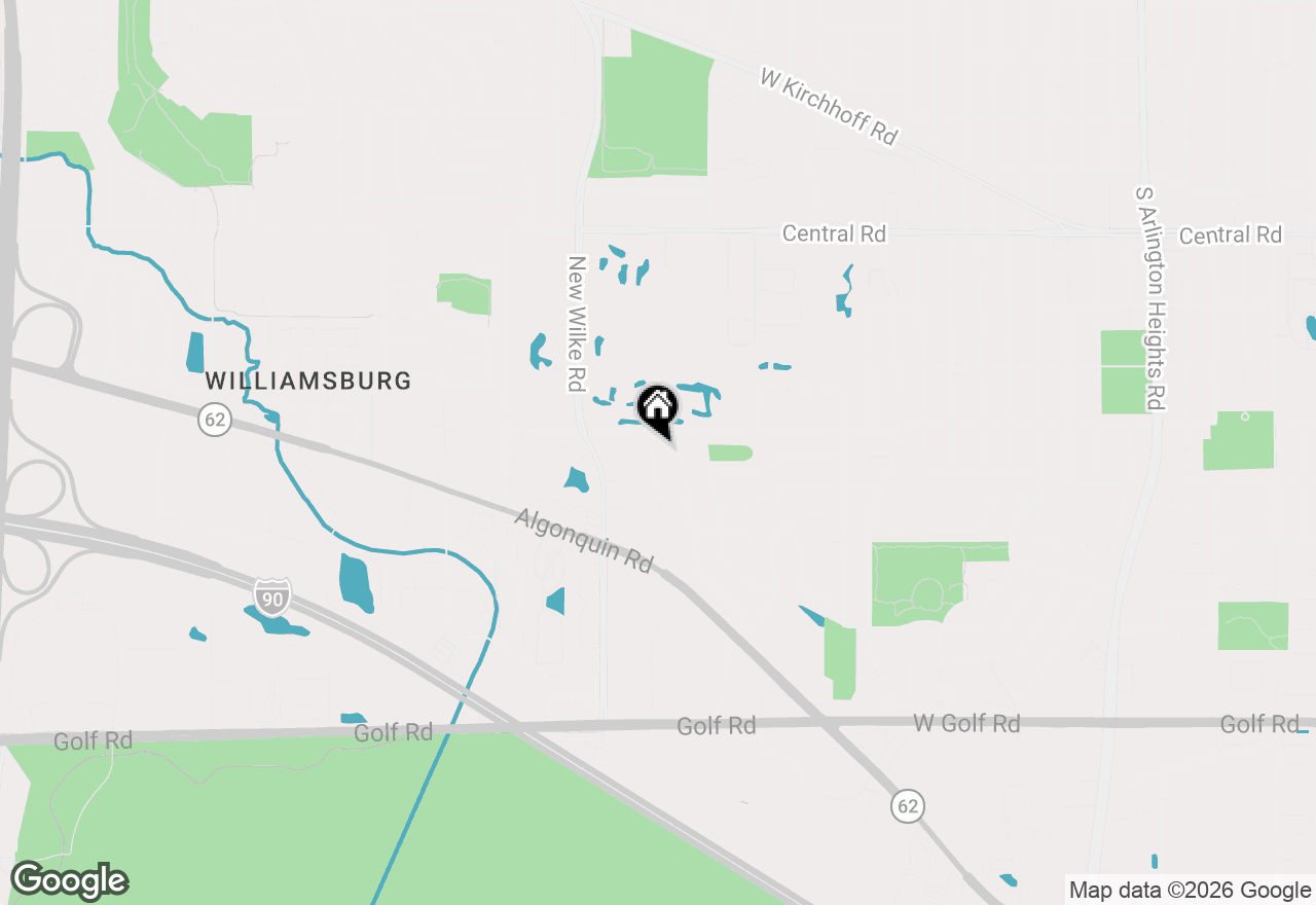 Map of 1317 S Yale Avenue, Arlington Heights, IL 60005