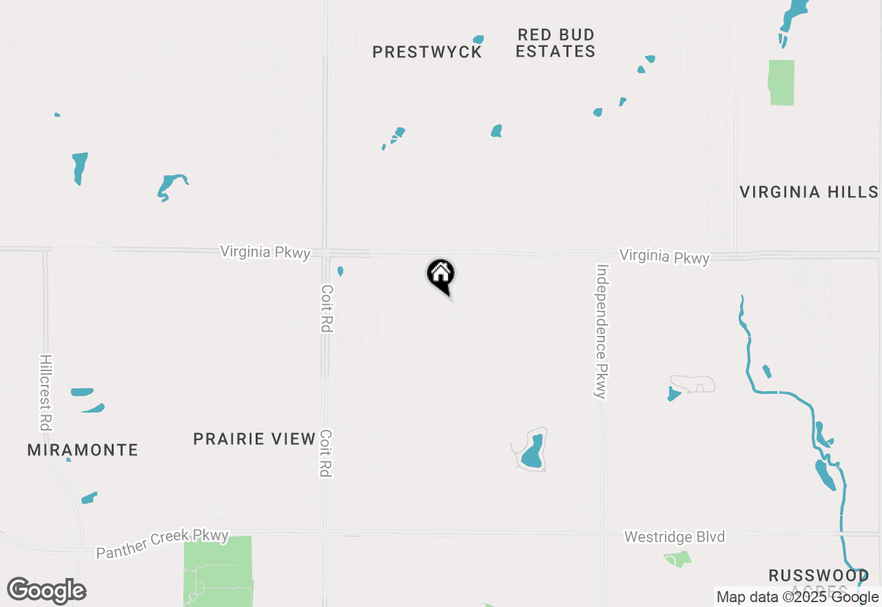 Map of 317 Rustic Oak Lane, Mckinney, TX 75072