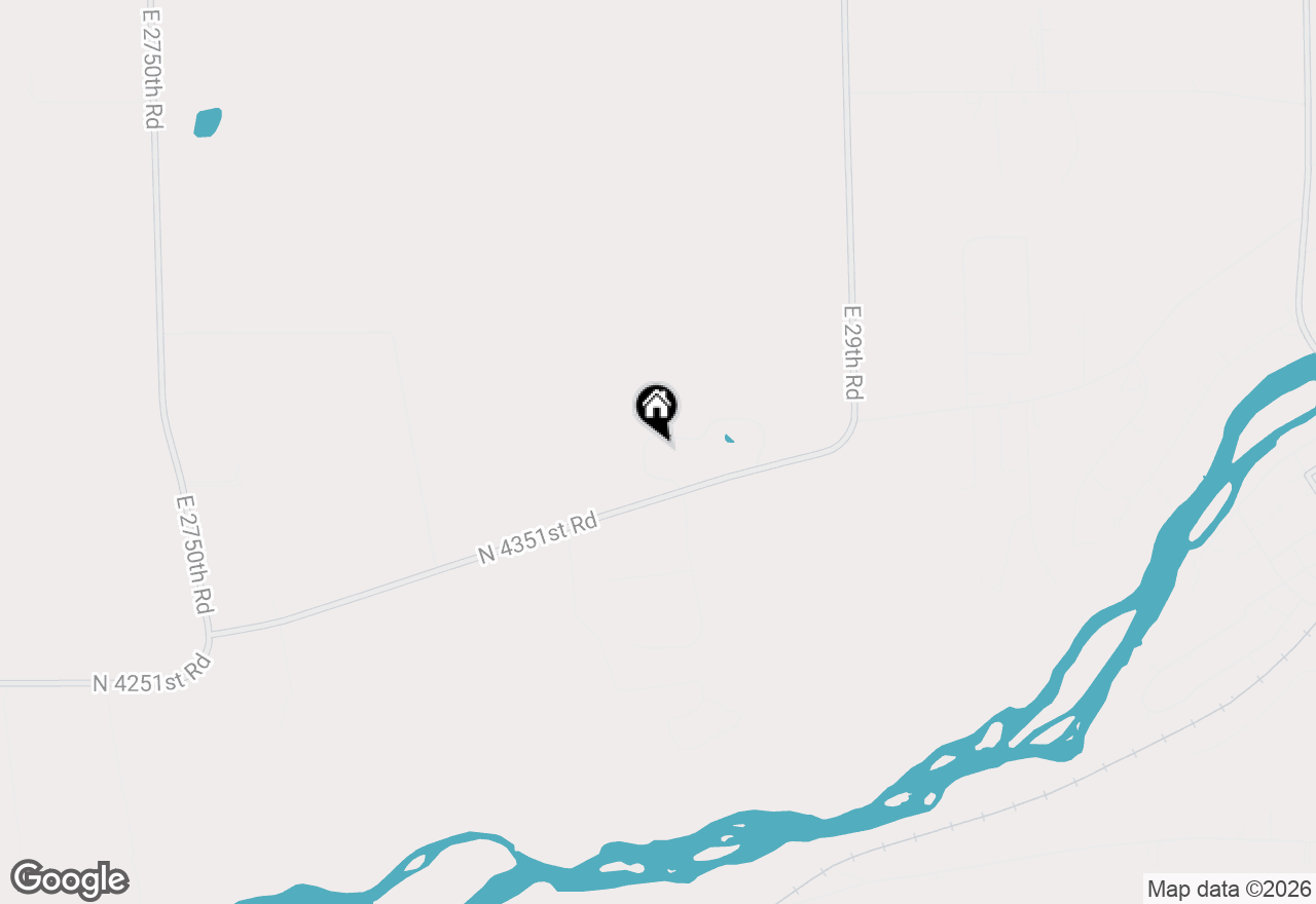 Map of 4344 E 2859th Road, Sheridan, IL 60551