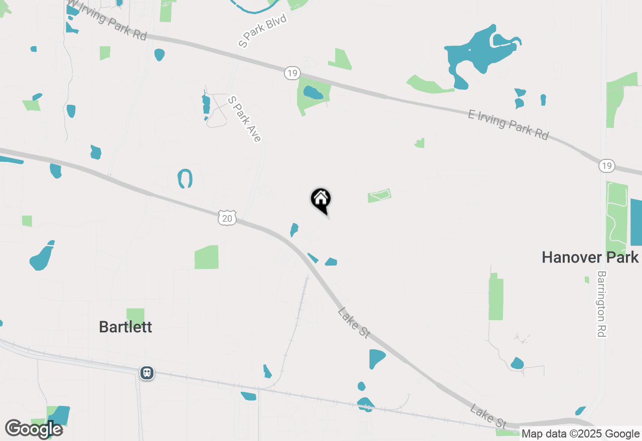 Map of 549 Maple Drive, Streamwood, IL 60107