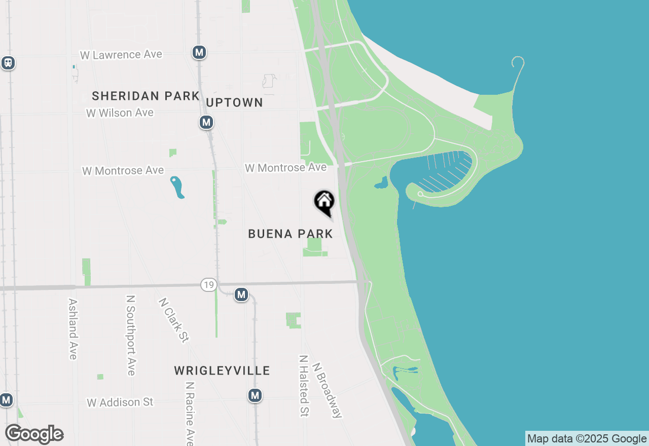 Map of 705 W Buena Avenue #2B, Chicago, IL 60613