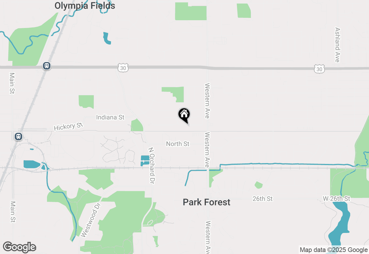 Map of 135 Hay Street, Park Forest, IL 60466