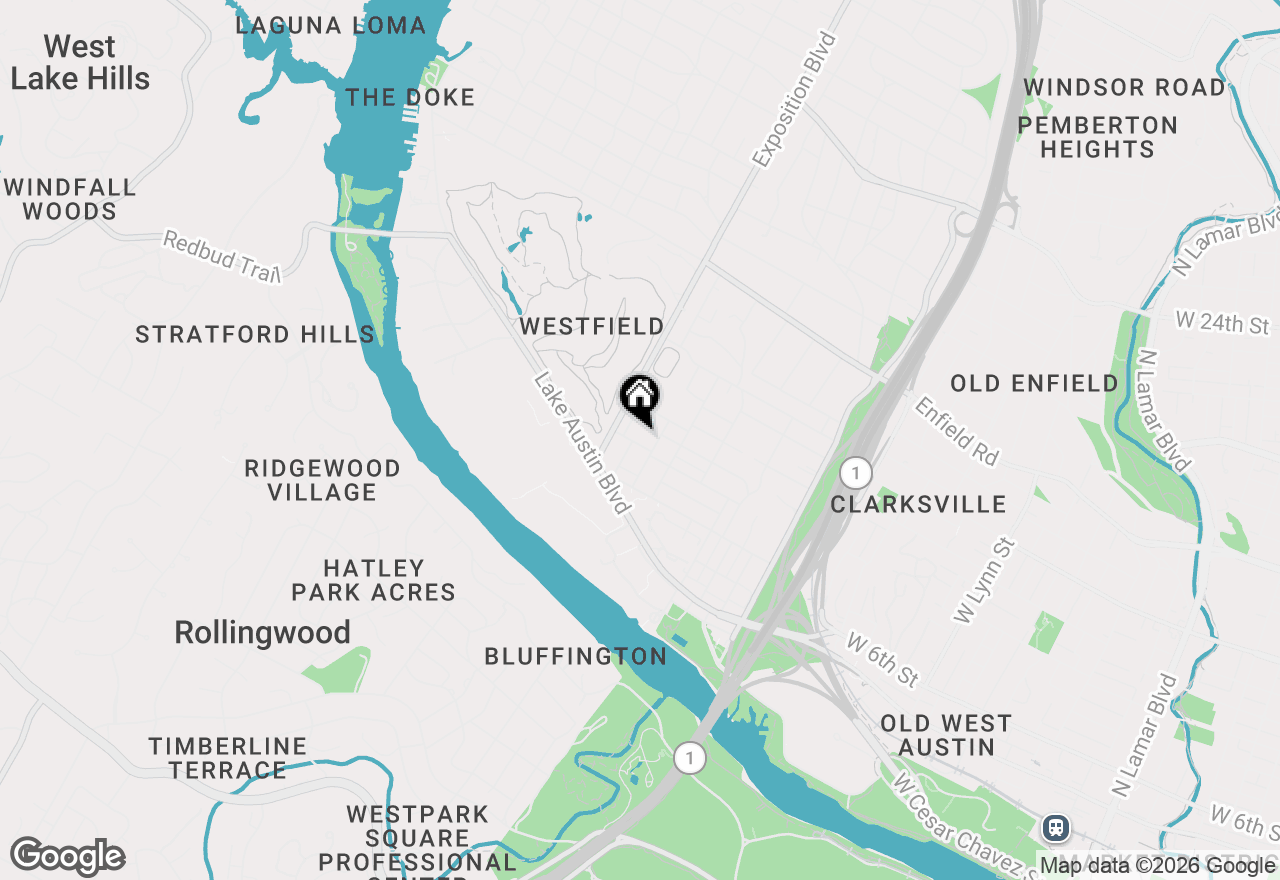 Map of 2606 W 8th St #1, Austin, TX 78703