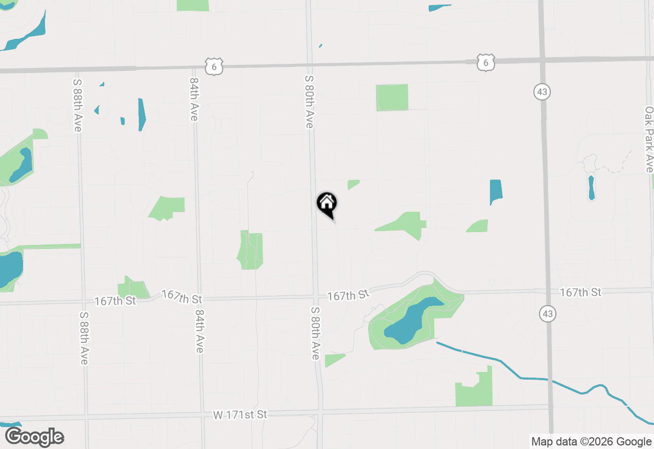 Map of 7943 164th Court #7943, Tinley Park, IL 60477