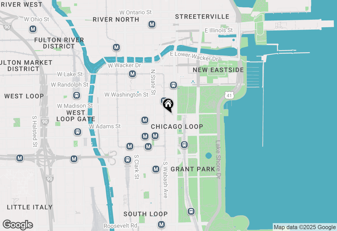 Map of 65 E Monroe Street #4526, Chicago, IL 60603