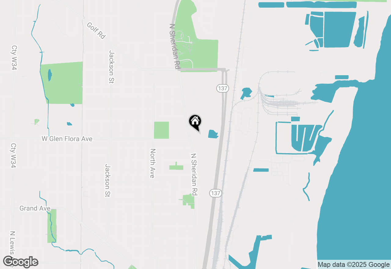 Map of 1312 Terrace Avenue, Waukegan, IL 60085