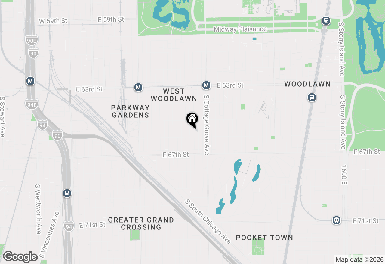 Map of 6543 S Langley Avenue, Chicago, IL 60637