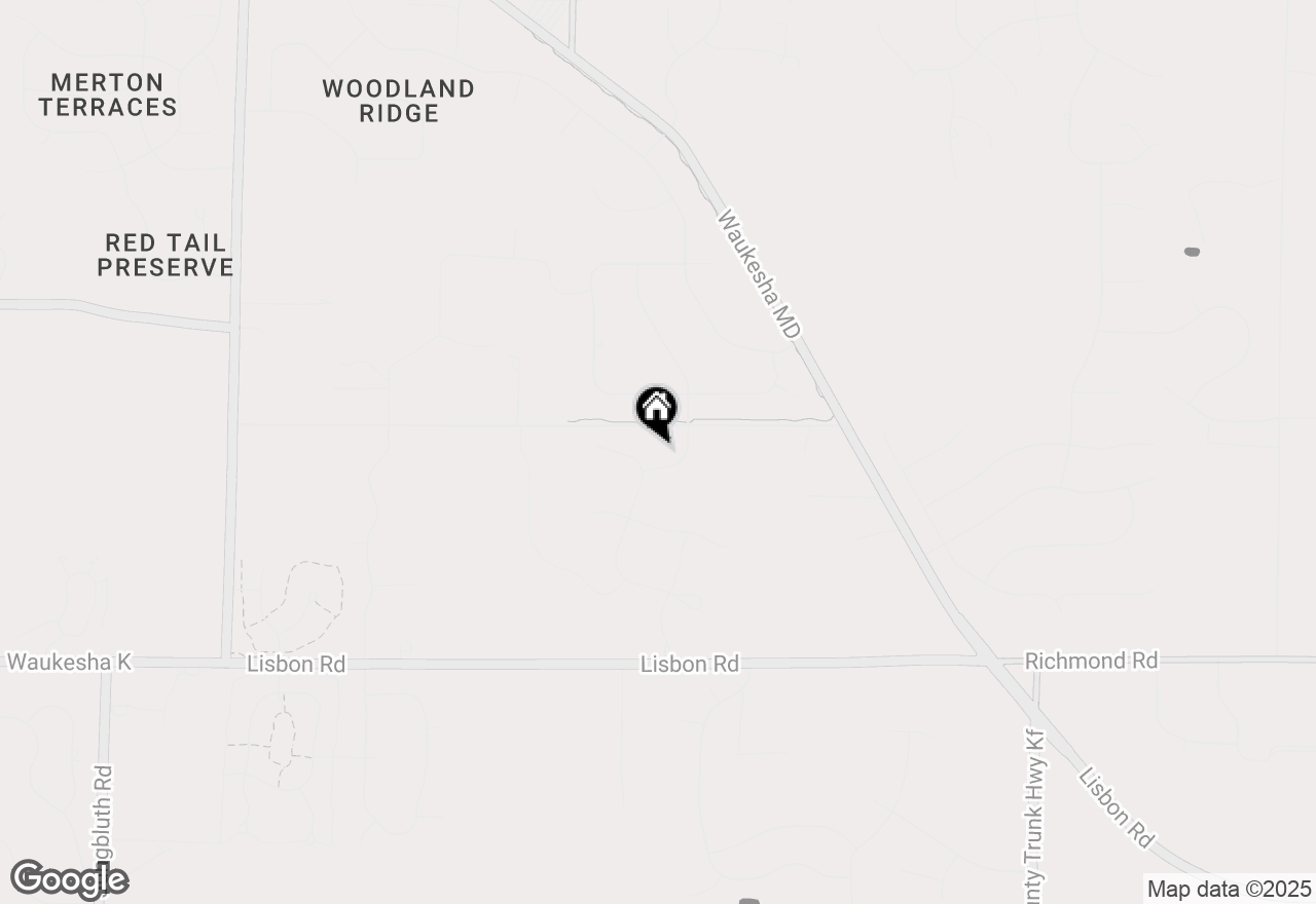 Map of N59W27242 Basham Ln, Lisbon, WI 53089