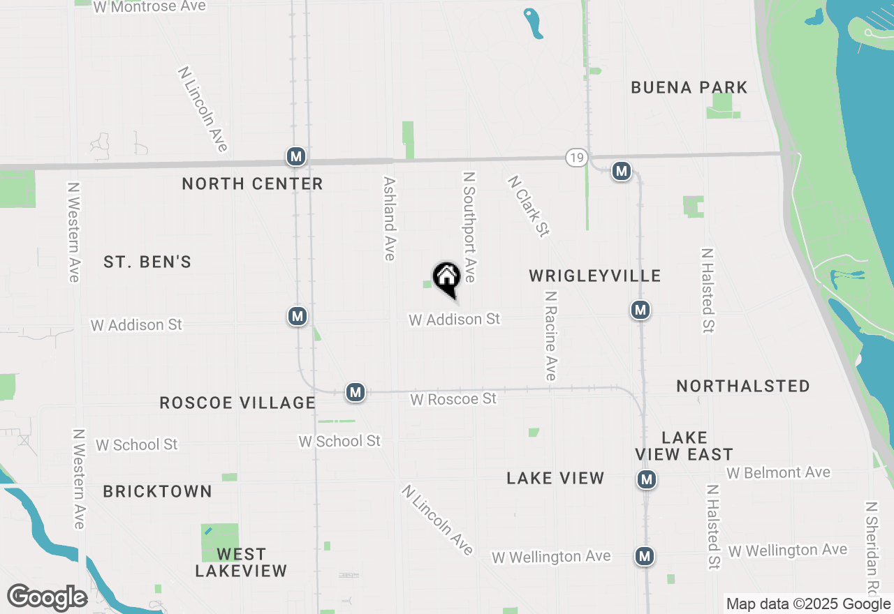 Map of 3616 N Janssen Avenue #2S, Chicago, IL 60613