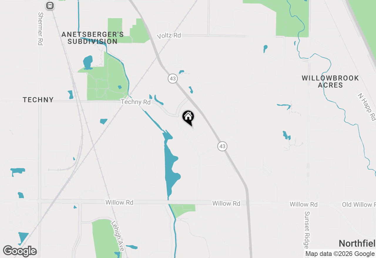 Map of 2264 Washington Drive, Northbrook, IL 60062