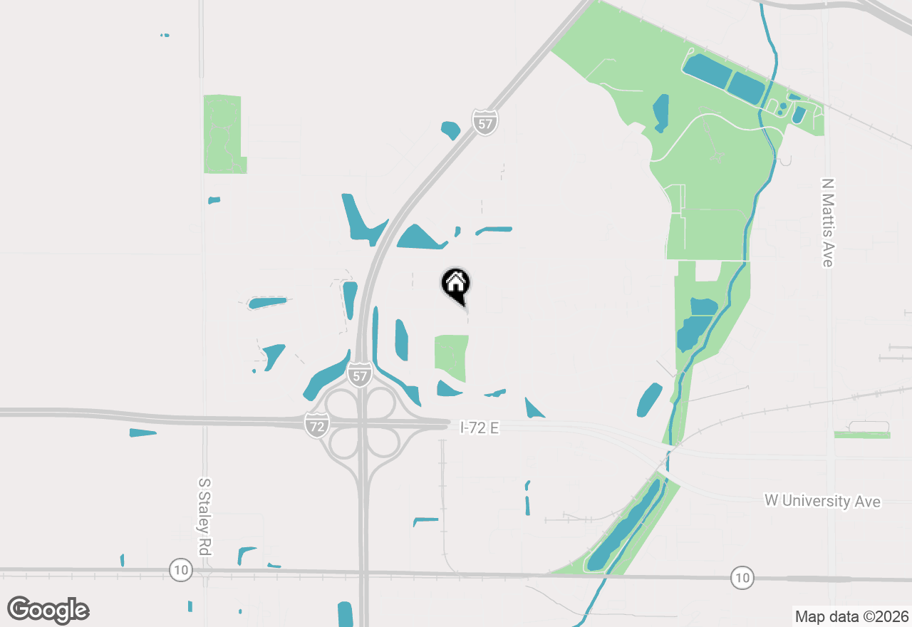 Map of 3207 Katie Lynn Drive, Champaign, IL 61822