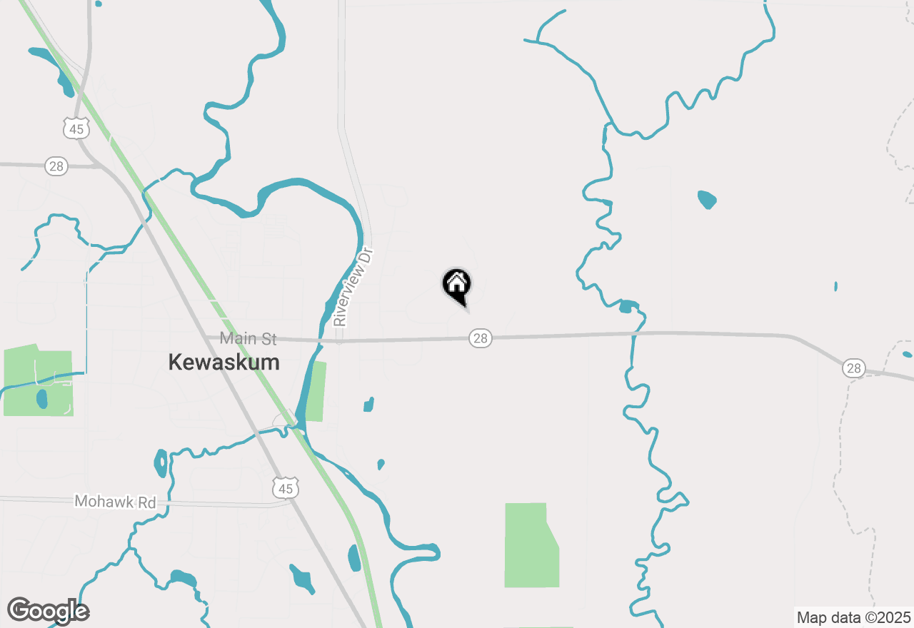 Map of 1322 Kettle Dr, Kewaskum, WI 53040