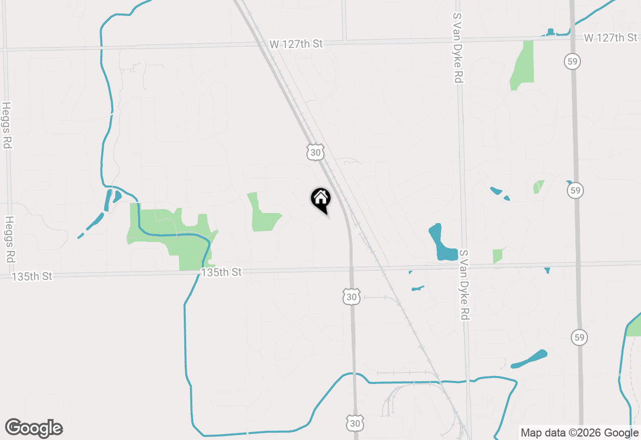 Map of 24847 W Burdick Road, Plainfield, IL 60585
