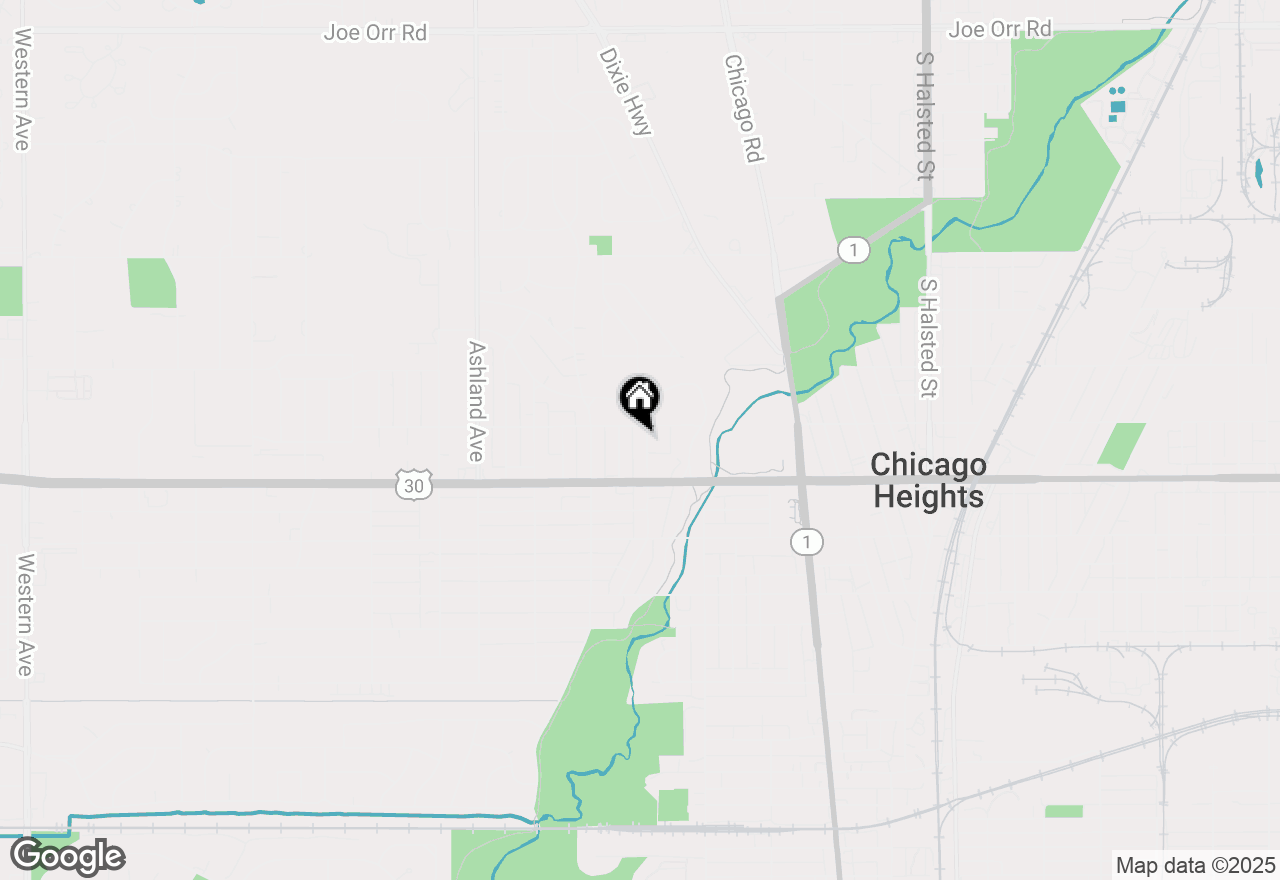 Map of 1308 Schilling Avenue, Chicago Heights, IL 60411