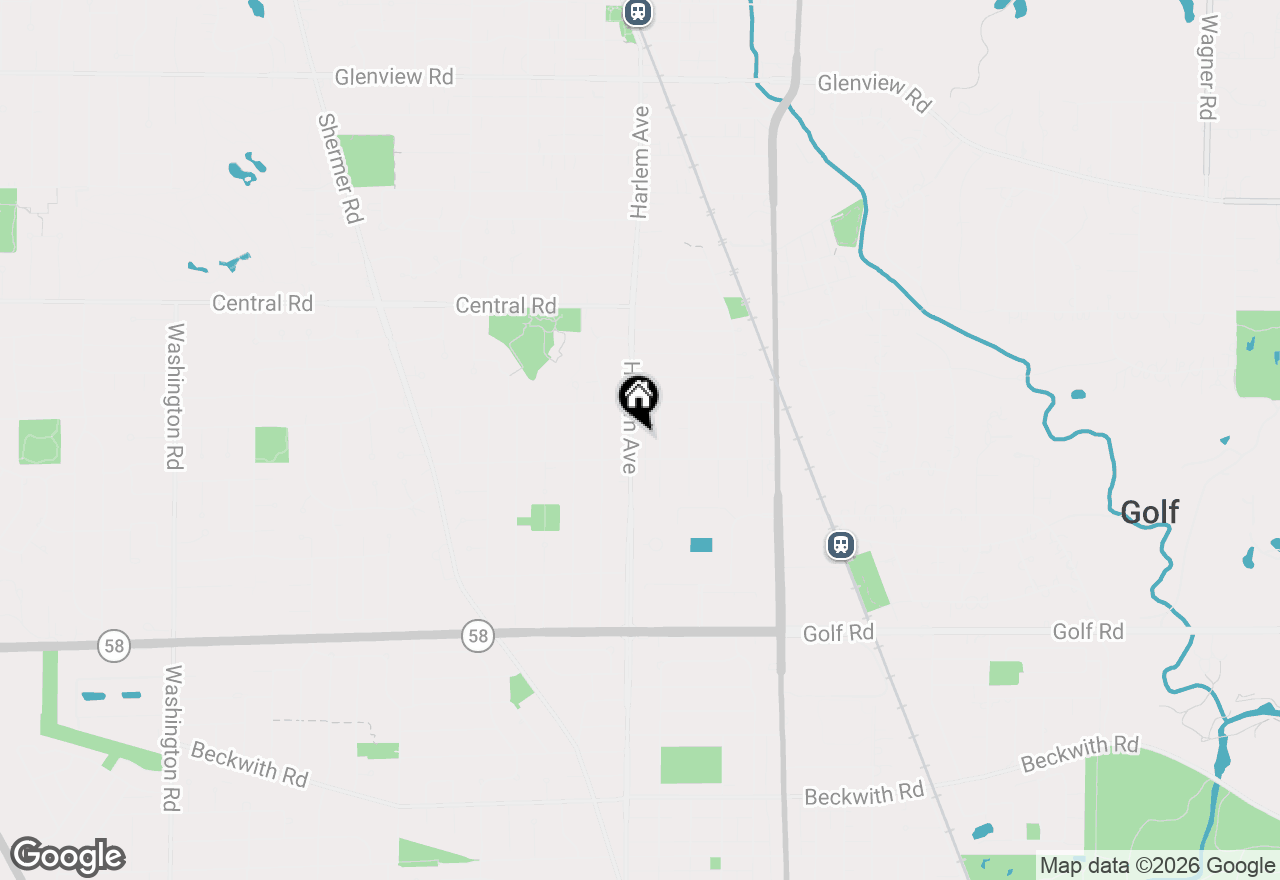 Map of 313 Harlem Avenue, Glenview, IL 60025