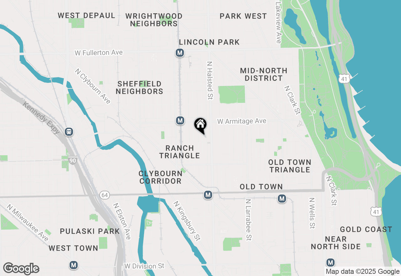 Map of 1914 N Dayton Street, Chicago, IL 60614