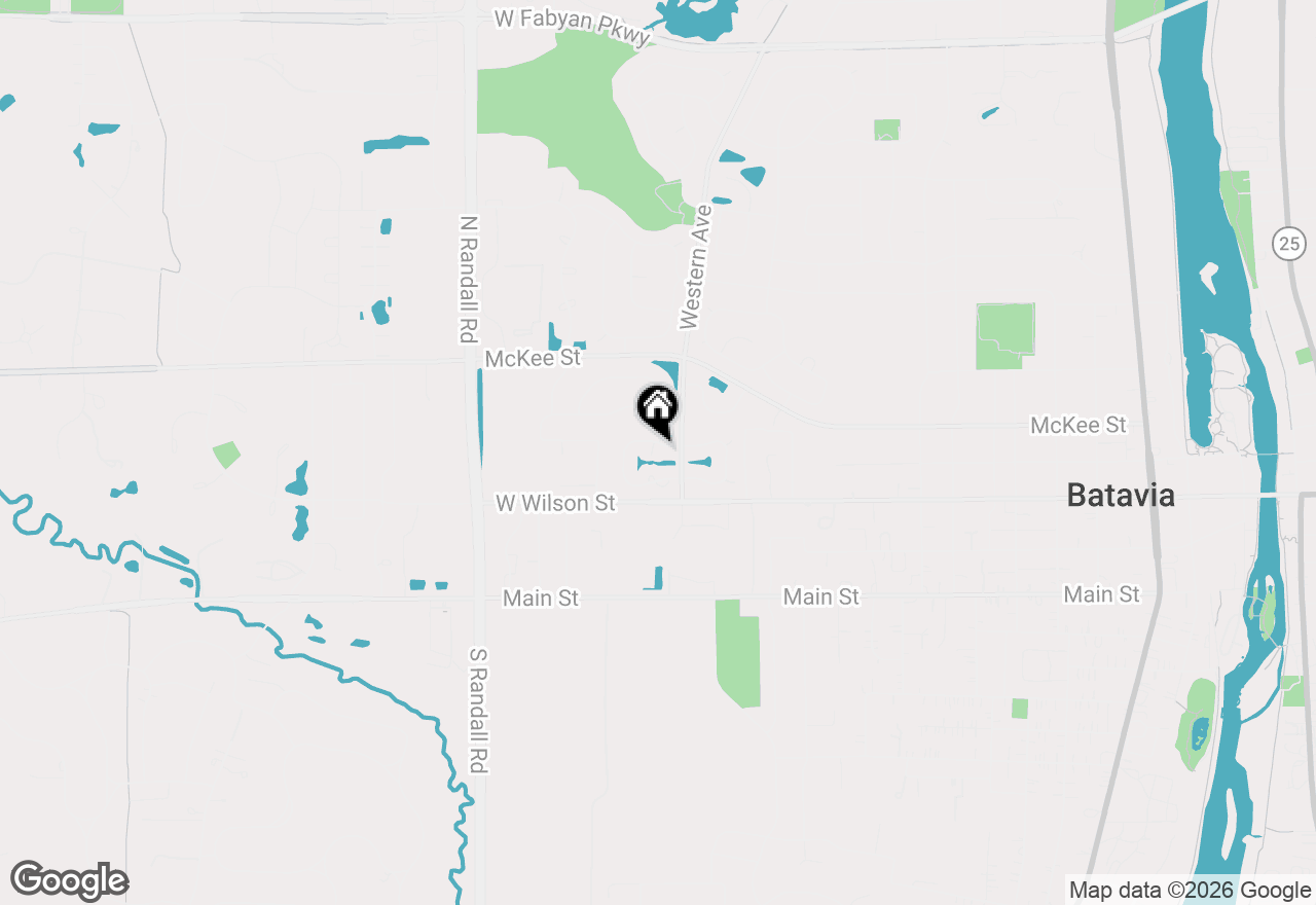 Map of 1430 Clybourne Street, Batavia, IL 60510