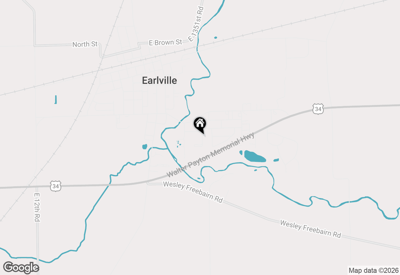 Map of 906 Warren Street, Earlville, IL 60518
