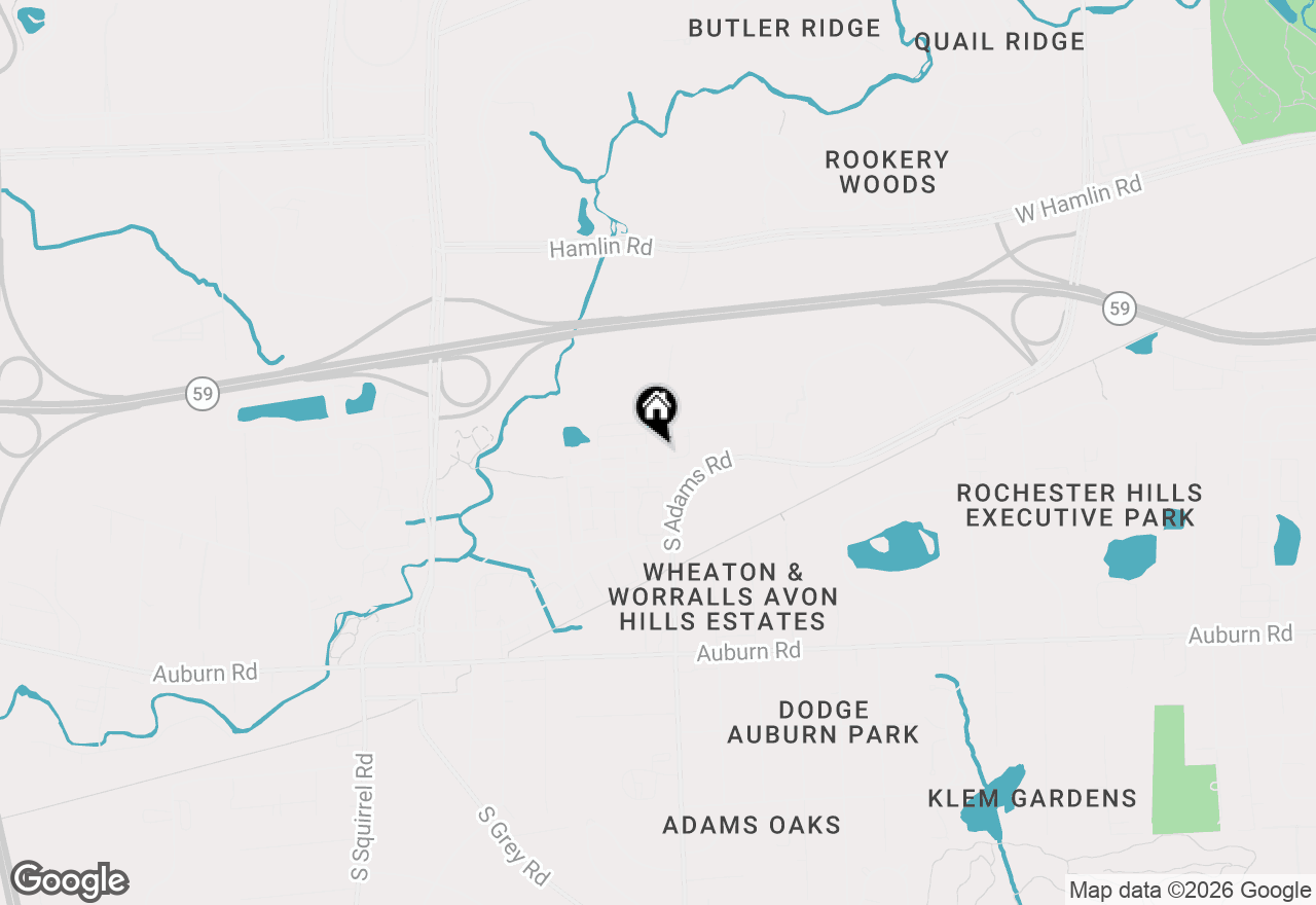 Map of 300 Beverly Avenue, Auburn Hills, MI 48326