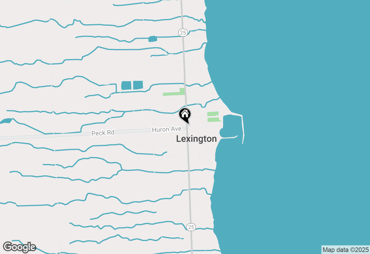 Map of 7247 Huron Avenue, Lexington, MI 48450