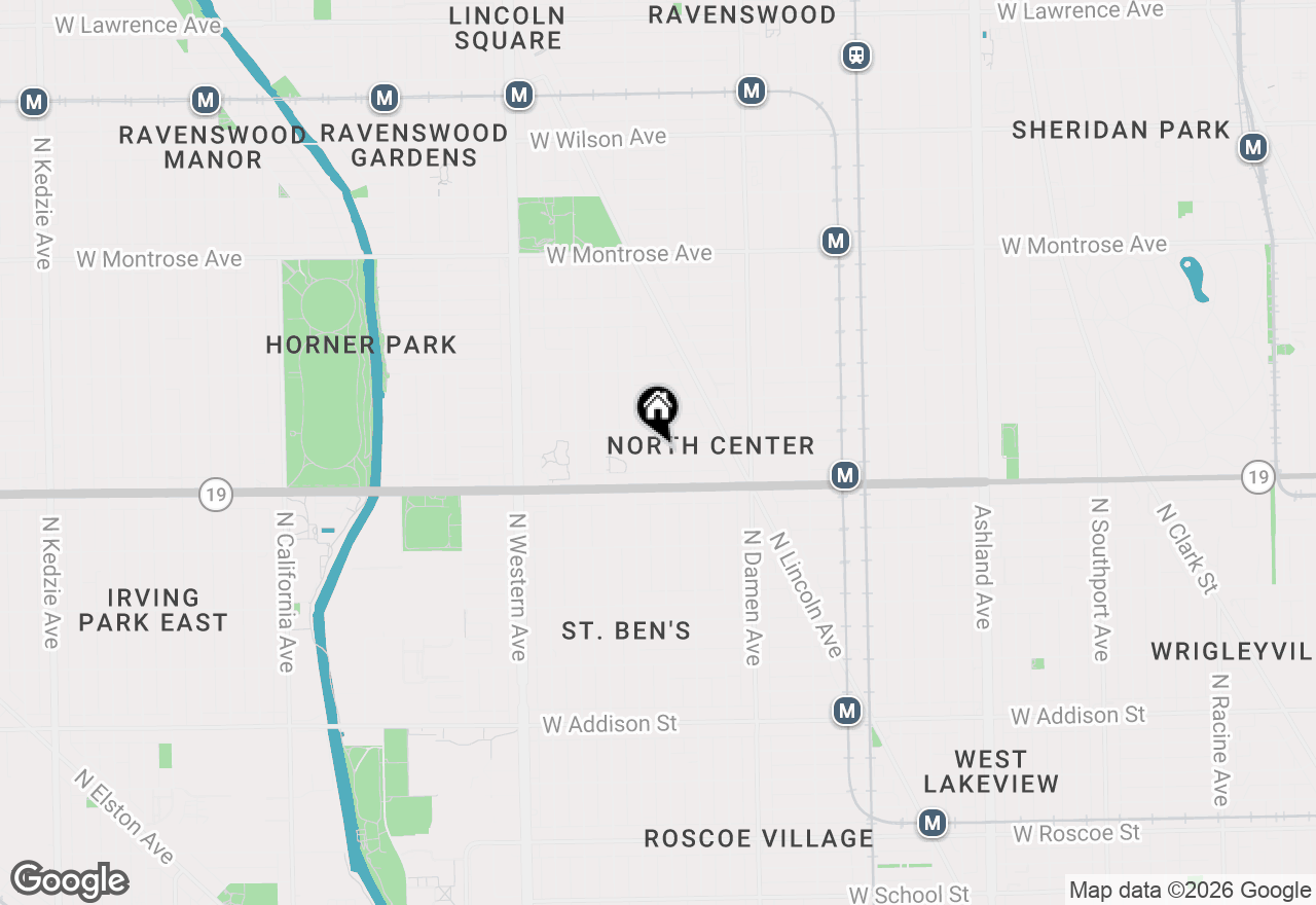 Map of 2136 W Cuyler Avenue, Chicago, IL 60618