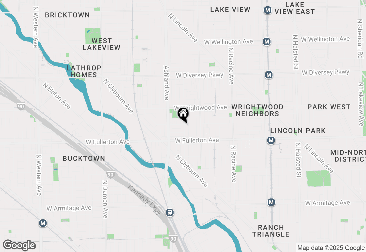 Map of 2456 N Greenview, Chicago, IL 60614