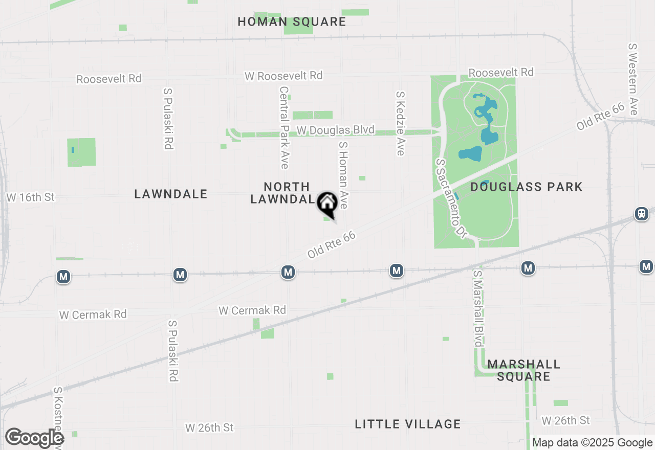 Map of 1806 S Trumbull Avenue #3, Chicago, IL 60623