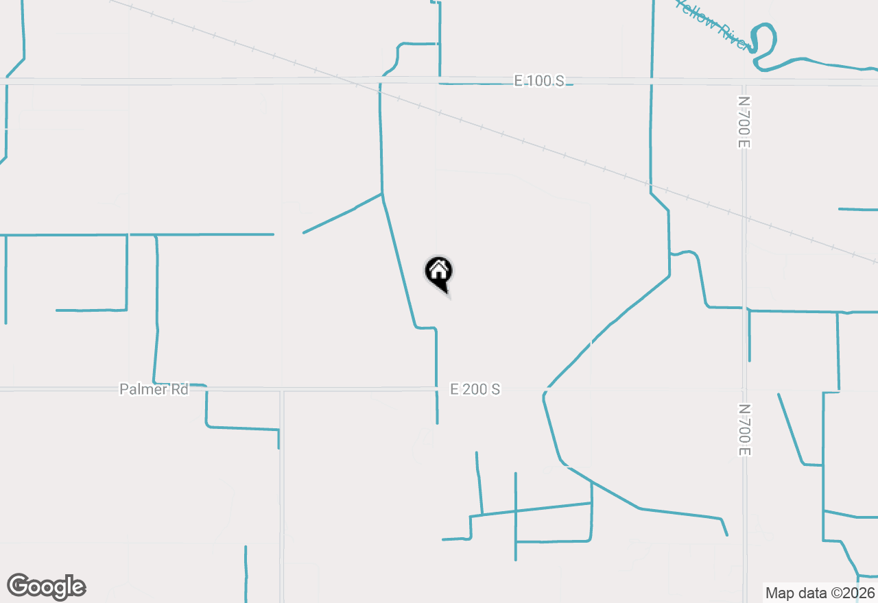 Map of 1750 S 600 E, Knox, IN 46534