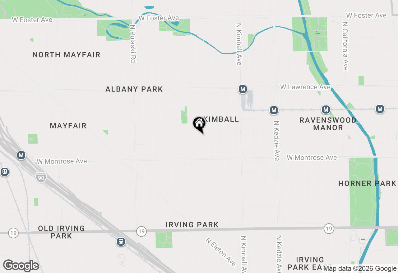 Map of (Address confidential), Chicago, Illinois 60625