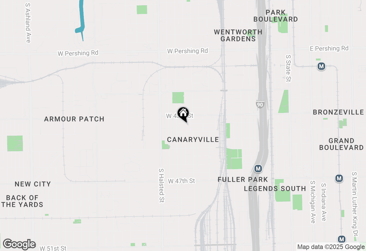 Map of 635 W 43rd Place, Chicago, IL 60609