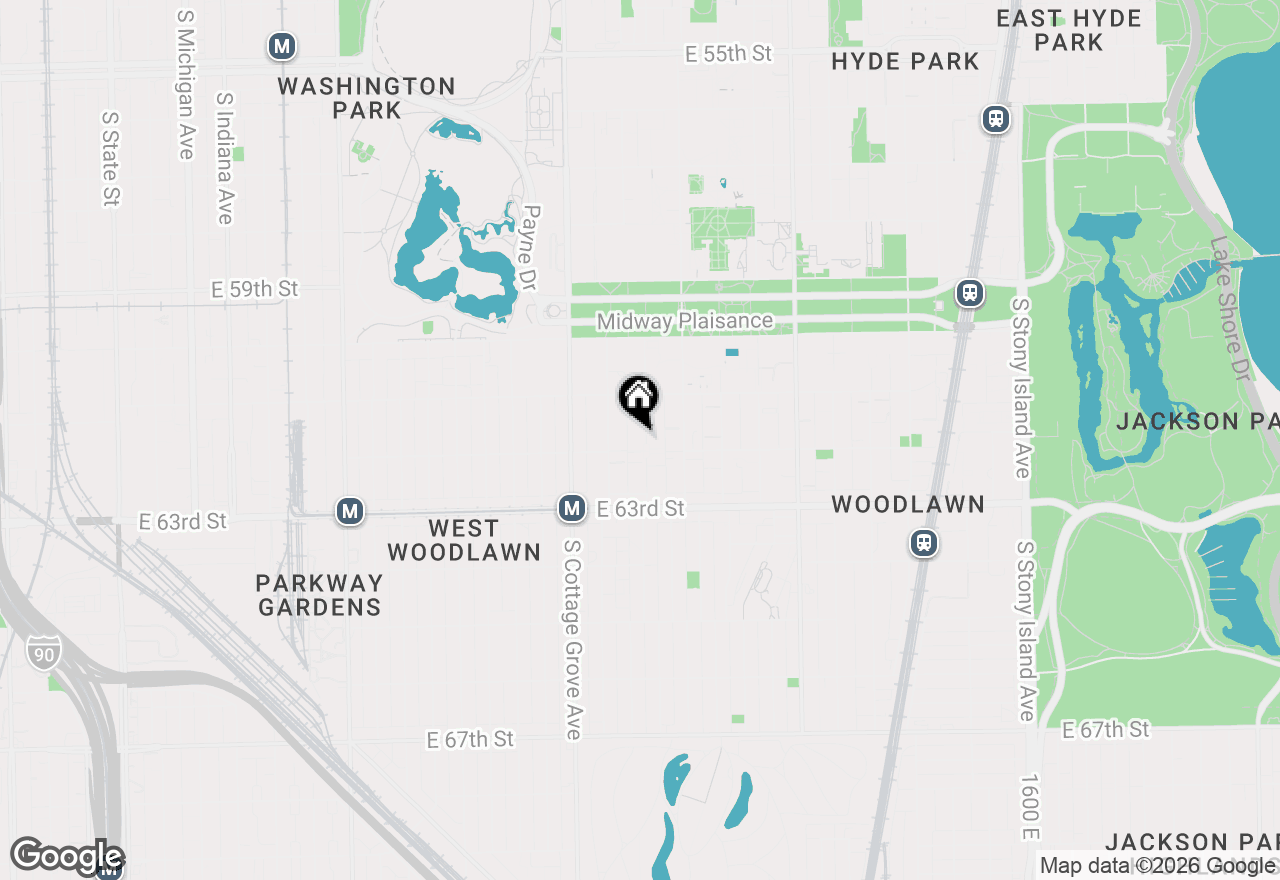 Map of 6148 S Ingleside Avenue, Chicago, IL 60637