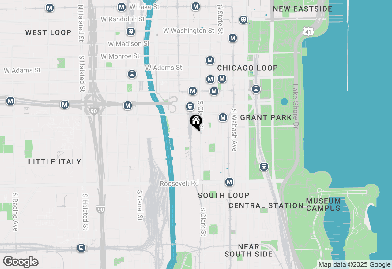 Map of 124 W Polk Street #805, Chicago, IL 60605